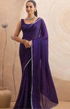 KT 2005 Hiffon Two Tone Saree Wholesale Market In Surat With Price